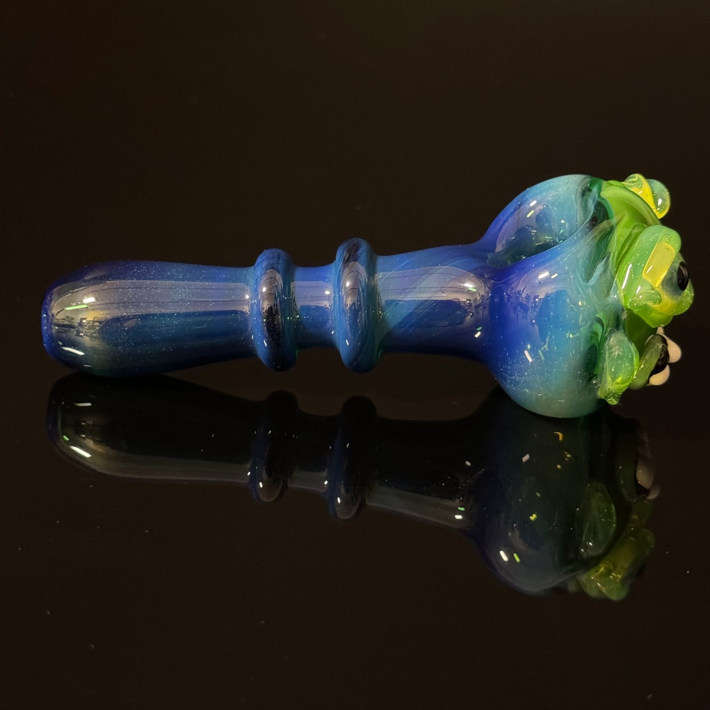 Slyme Face Glass Pipe Heady Pipe Hand Blown Pipe