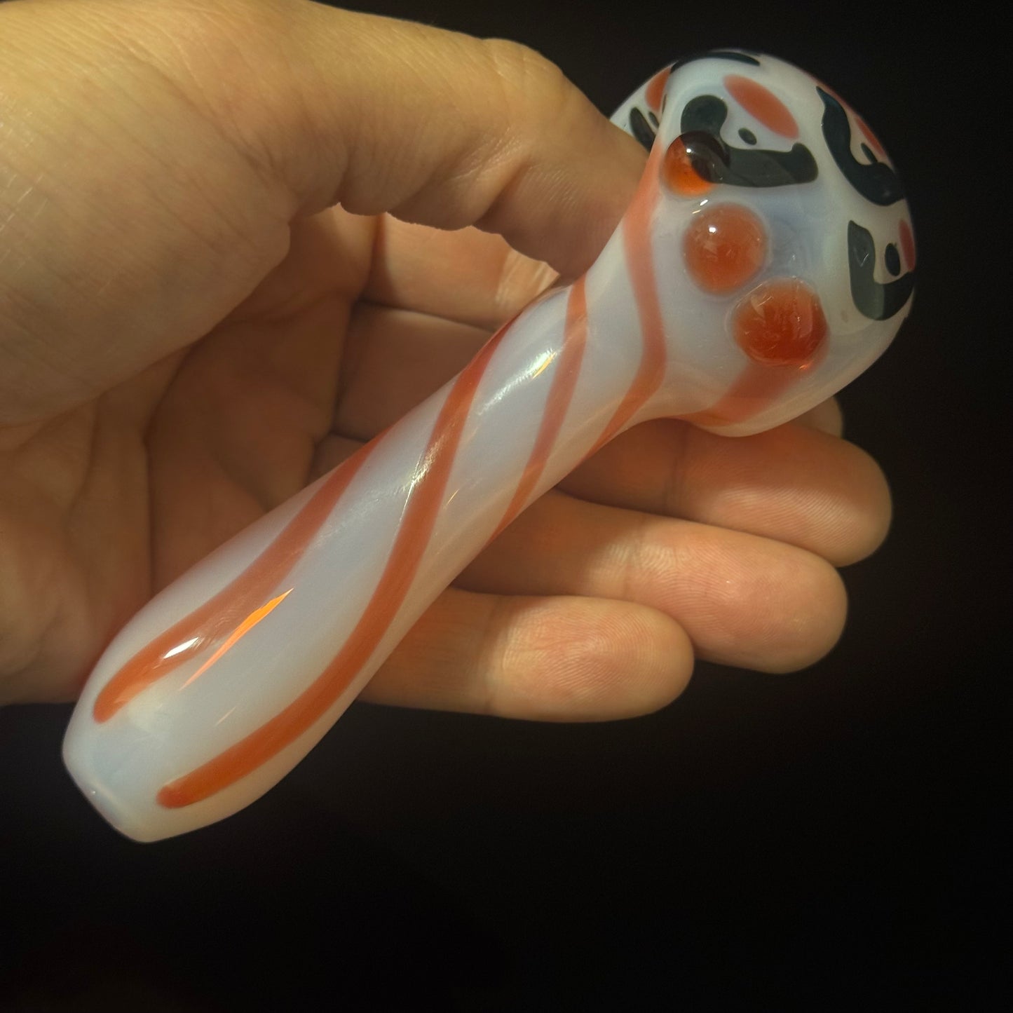 Pink Glass Heady Pipe Hand Blown