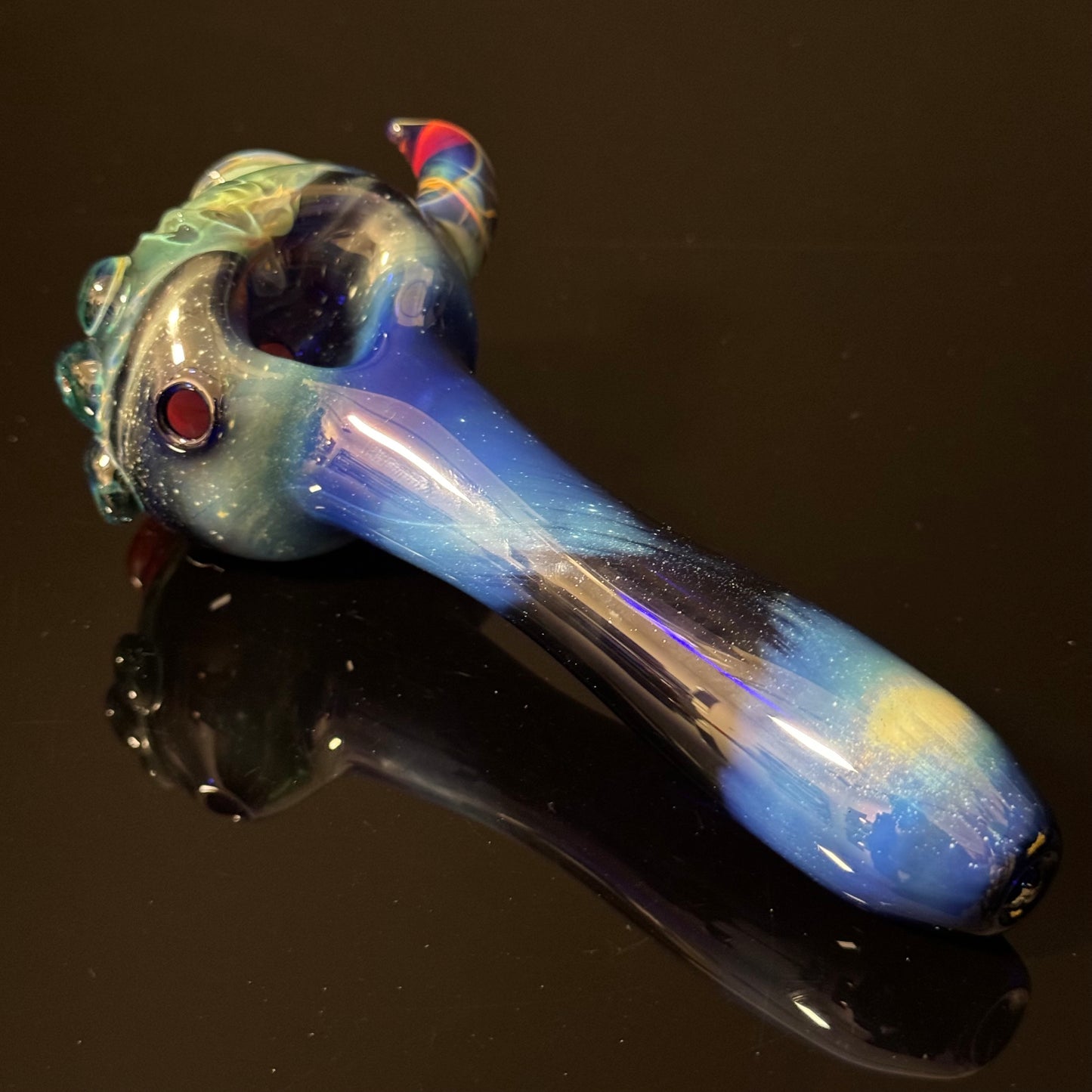 Eyeball Monster Glass Heady Pipe Hand Blown