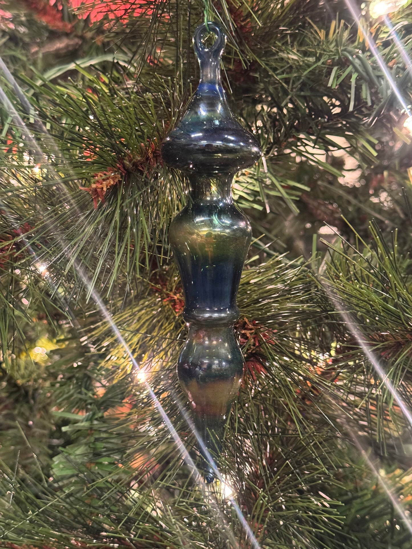 Glass Ornament Cobalt Blue