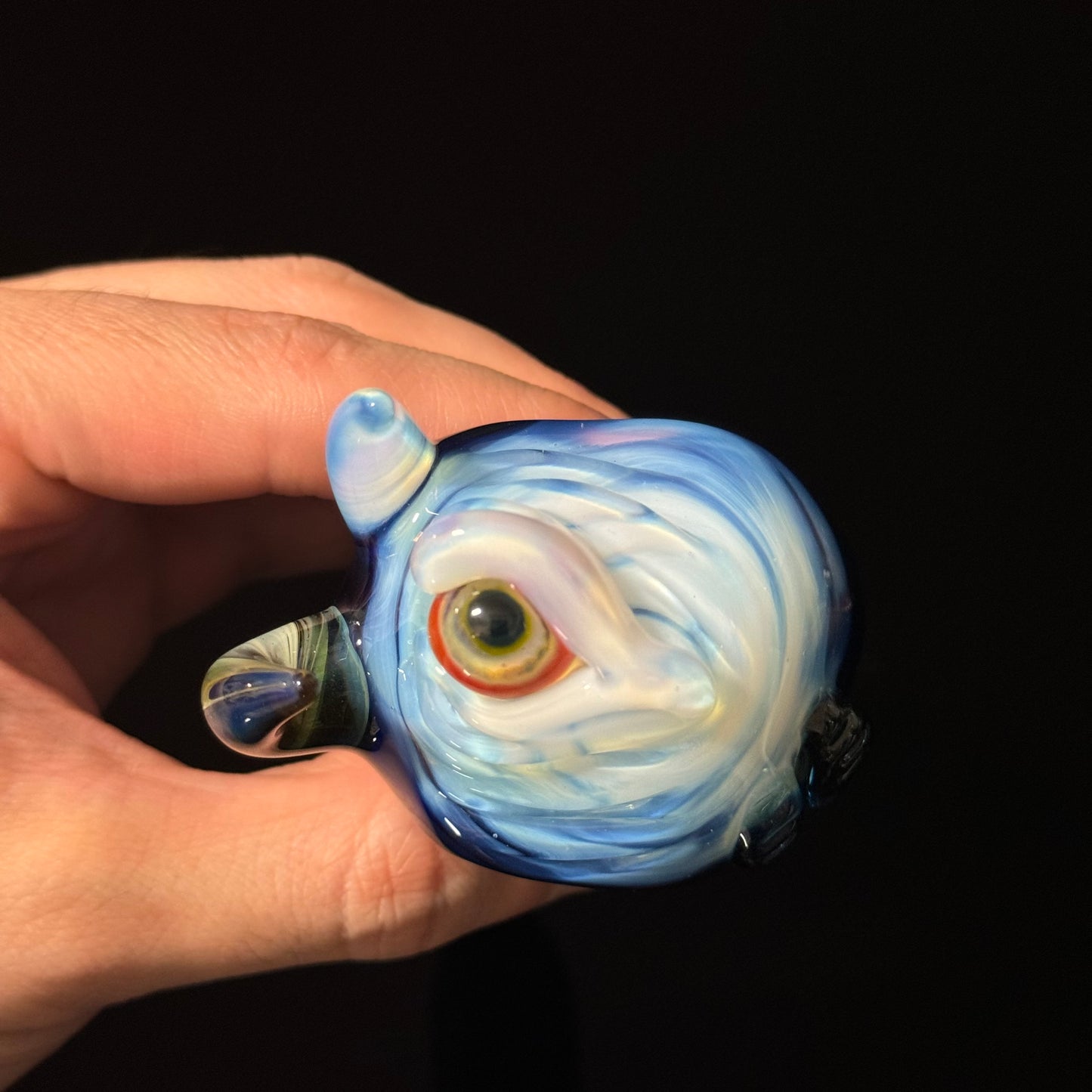 Eyeball Monster Glass Heady Pipe Hand Blown