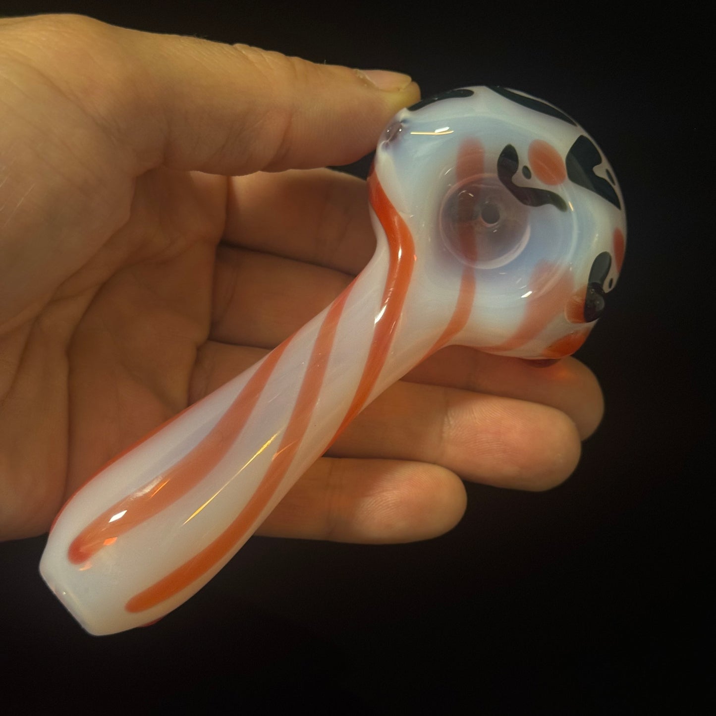 Pink Glass Heady Pipe Hand Blown
