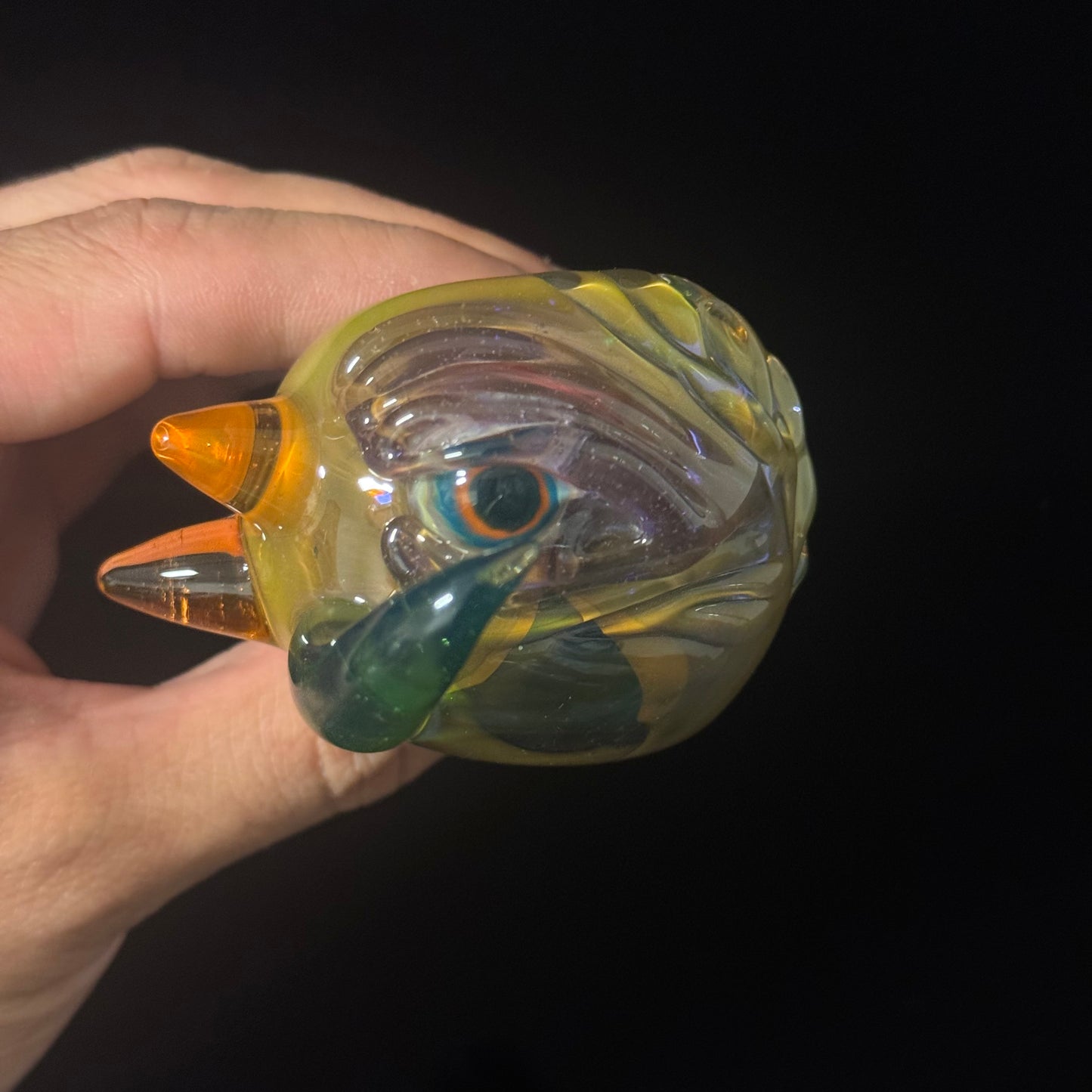 Eyeball Monster Glass Heady Pipe Hand Blown