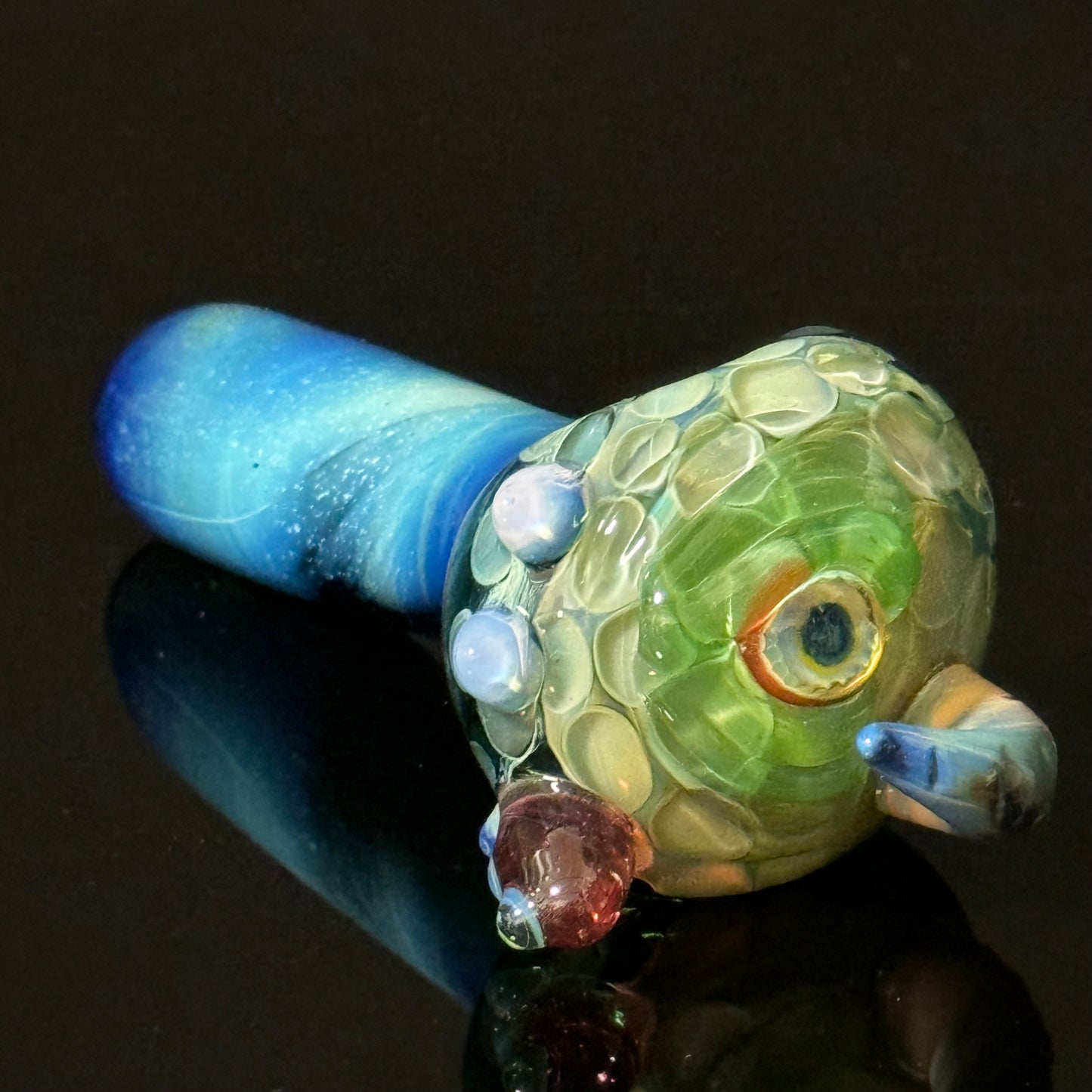 Eyeball Monster Glass Heady Pipe Hand Blown