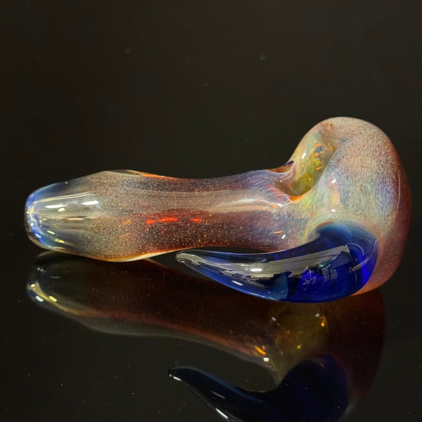 Color Changing Multicolor Inside Out Glass Pipe Heady Pipe Hand Blown Extra Thick