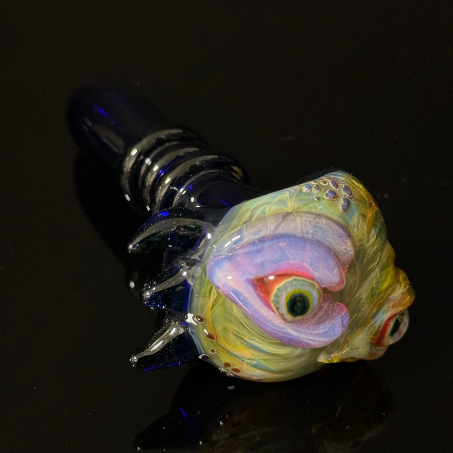 Eyeball Monster Glass Heady Pipe Hand Blown