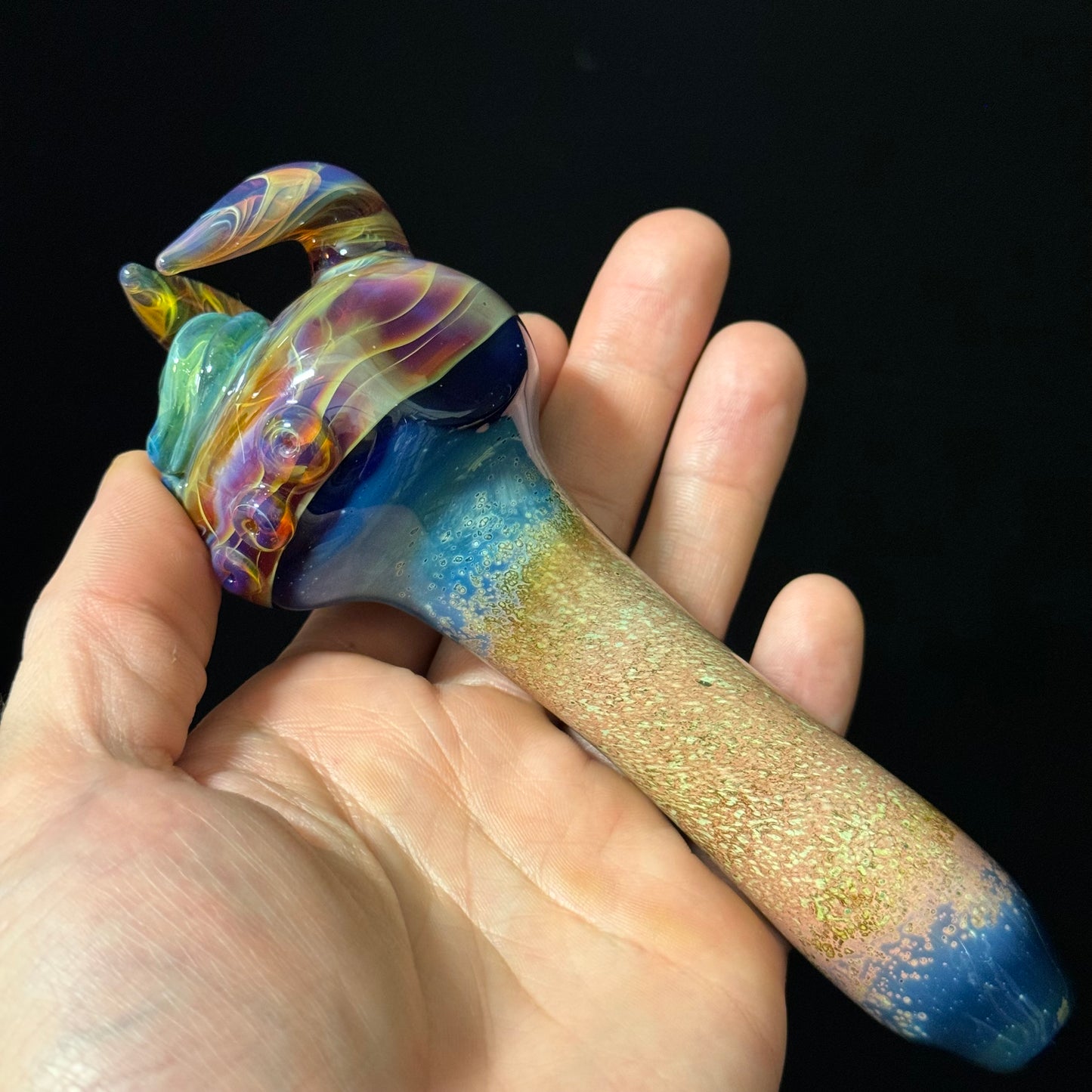 Eyeball Monster Glass Heady Pipe Hand Blown