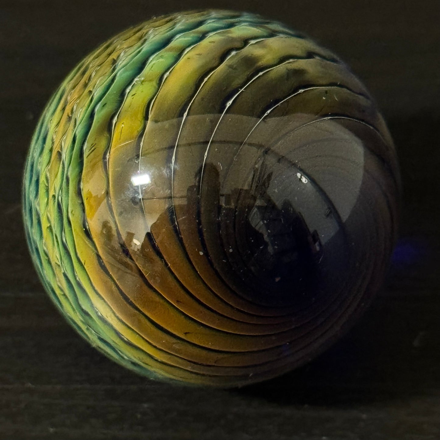 Bubble Trap Wrap Glass Marble Hand Made