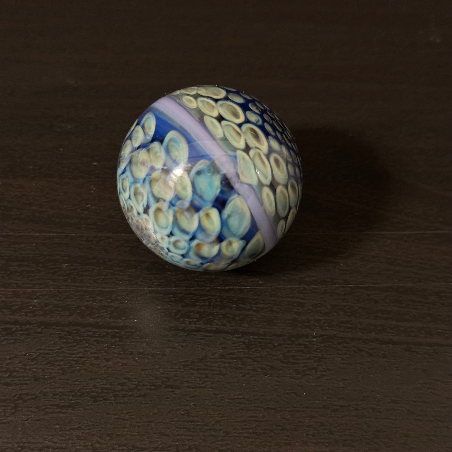 Honeycomb Glass Marble Hand Made