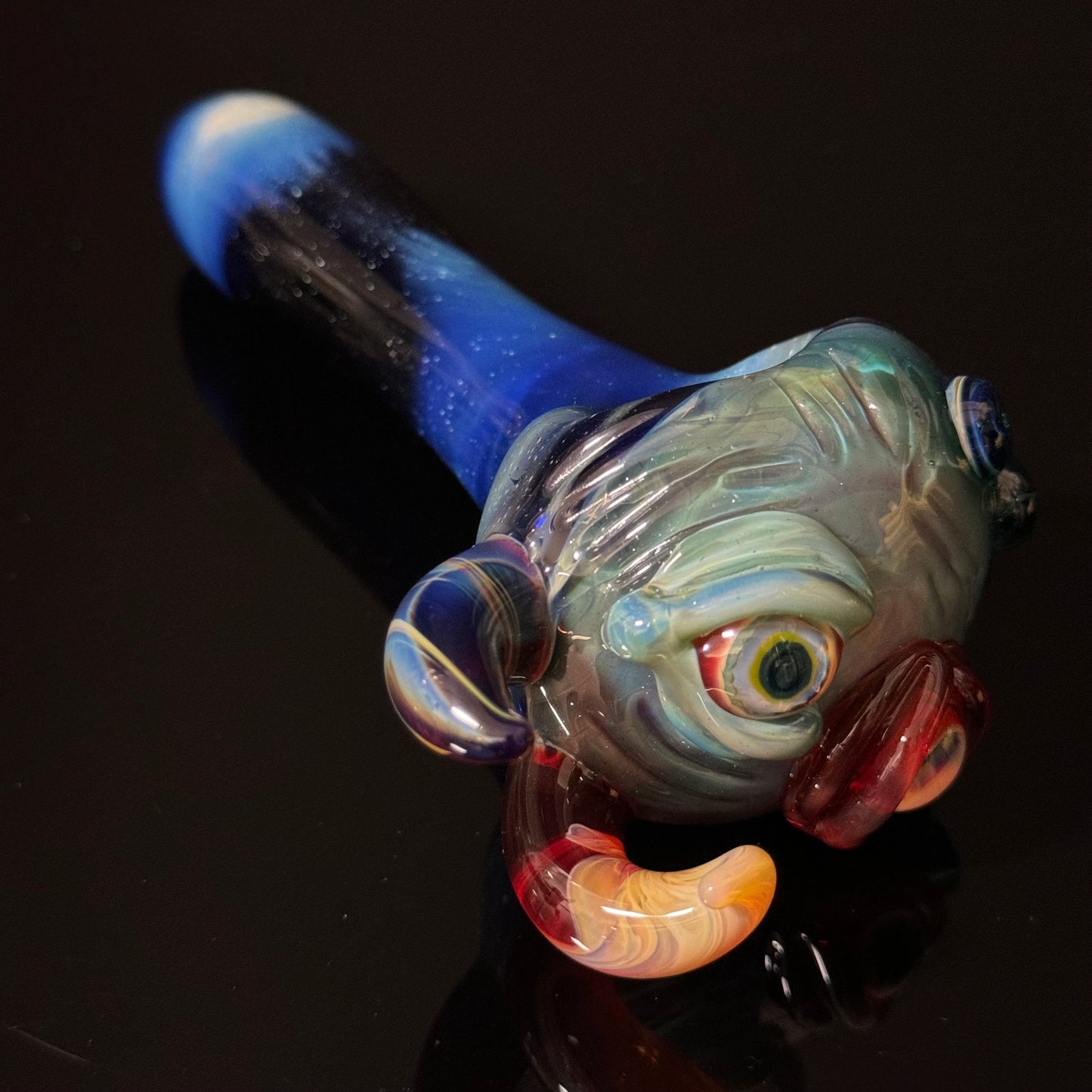 Eyeball Monster Glass Heady Pipe Hand Blown