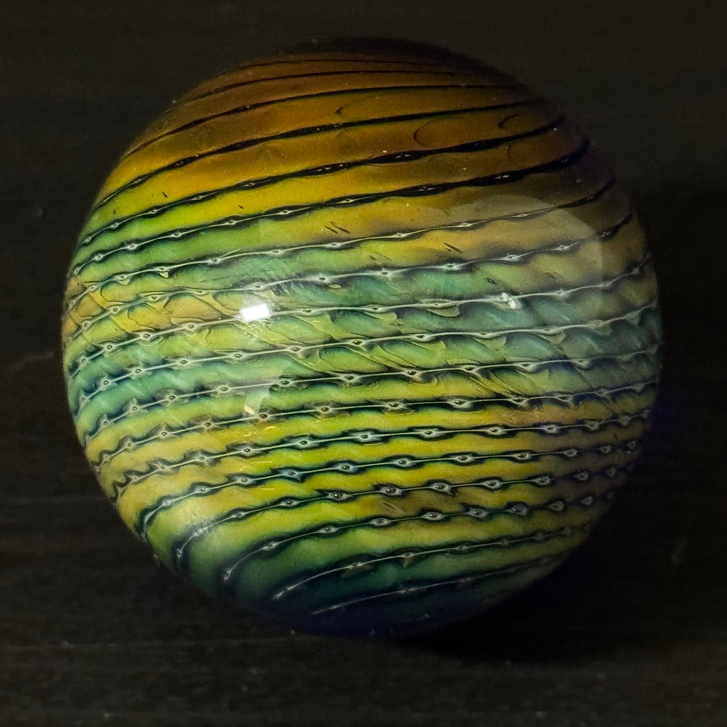 Bubble Trap Wrap Glass Marble Hand Made