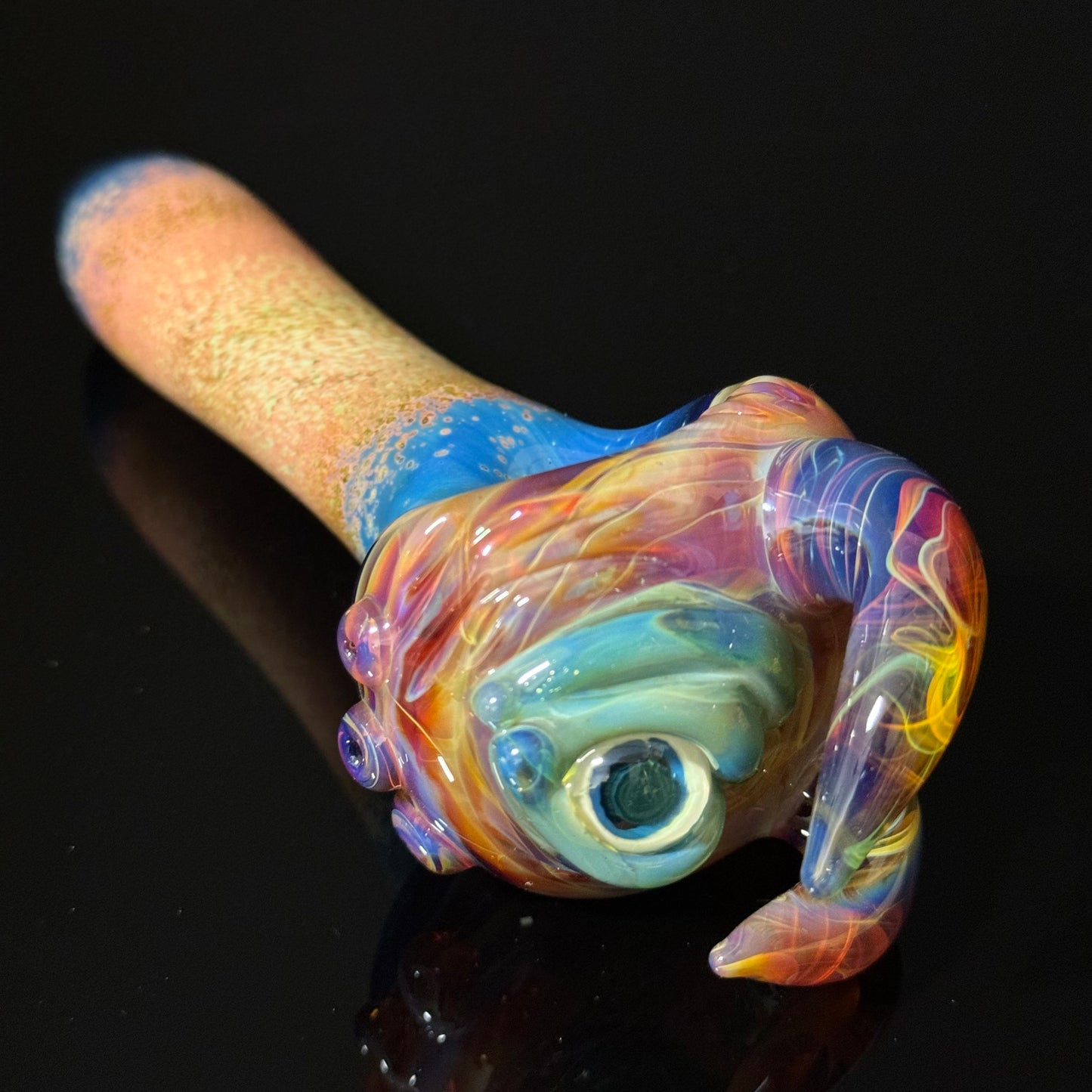 Eyeball Monster Glass Heady Pipe Hand Blown