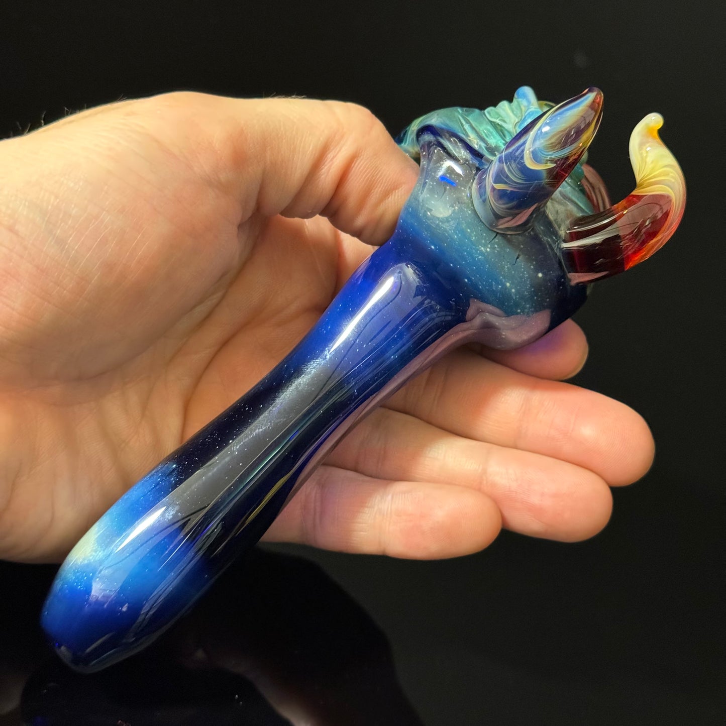 Eyeball Monster Glass Heady Pipe Hand Blown