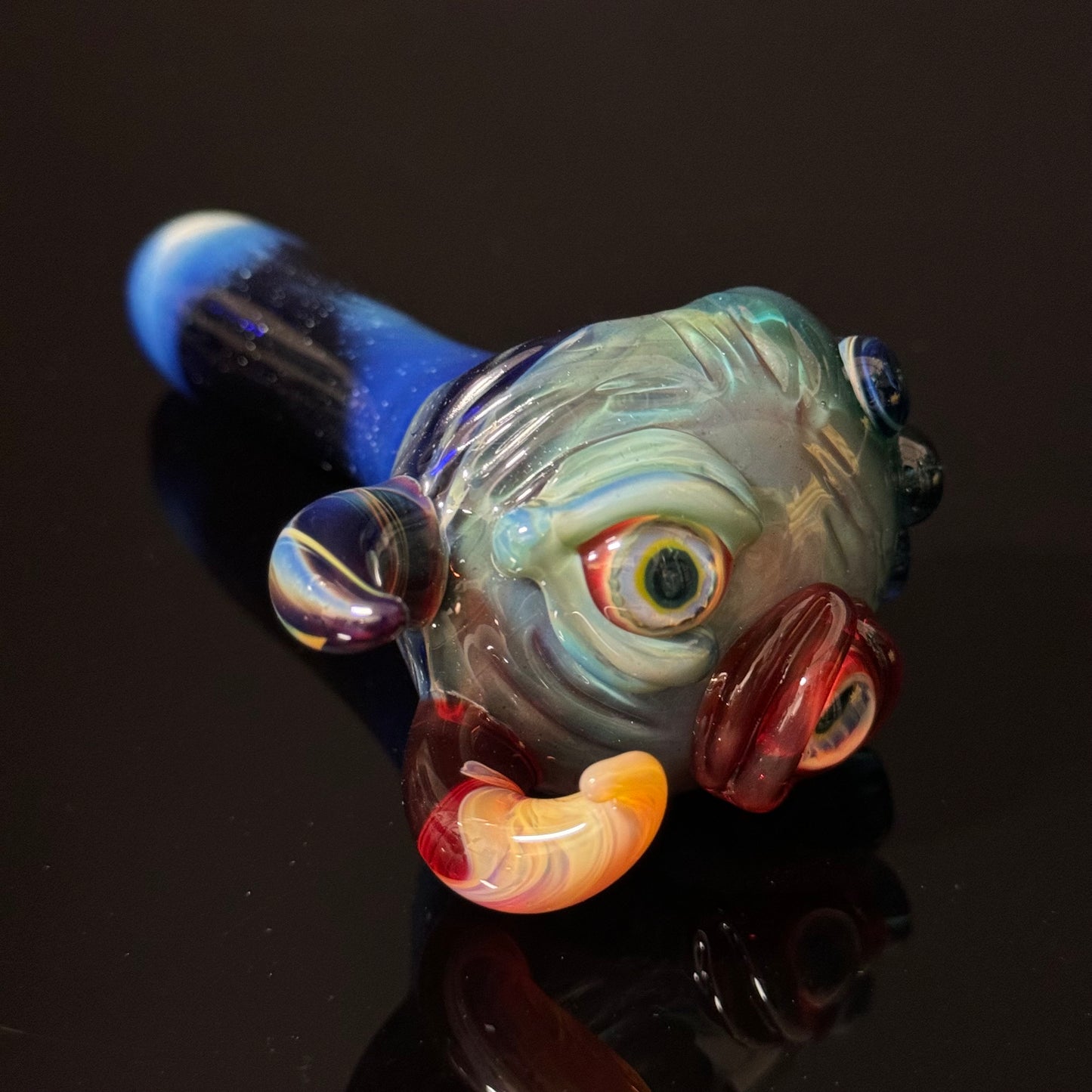 Eyeball Monster Glass Heady Pipe Hand Blown