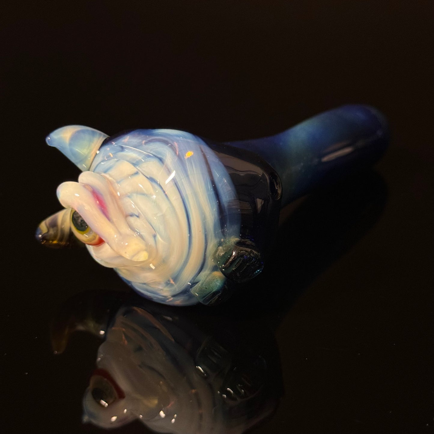 Eyeball Monster Glass Heady Pipe Hand Blown