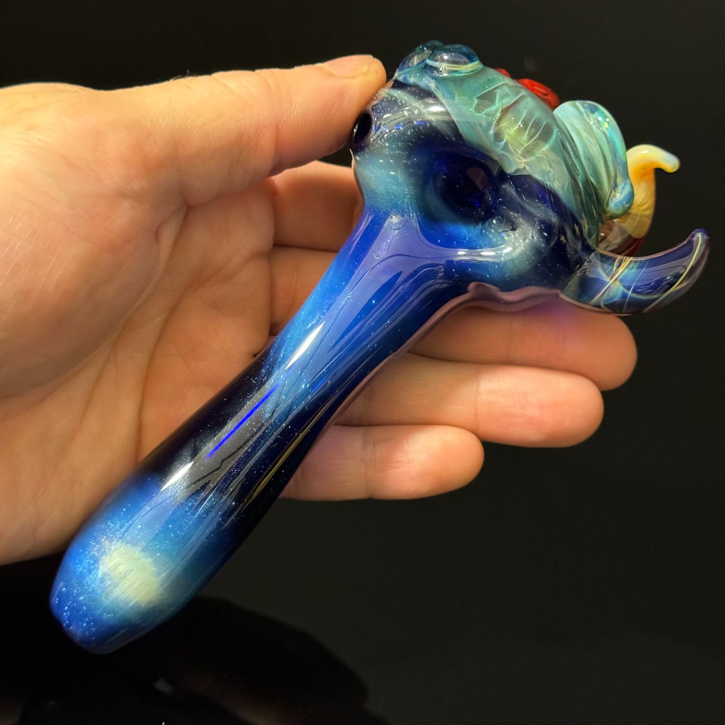 Eyeball Monster Glass Heady Pipe Hand Blown