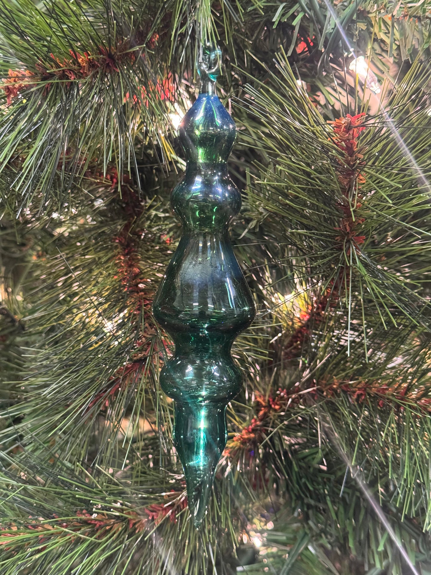 Glass Ornament Green