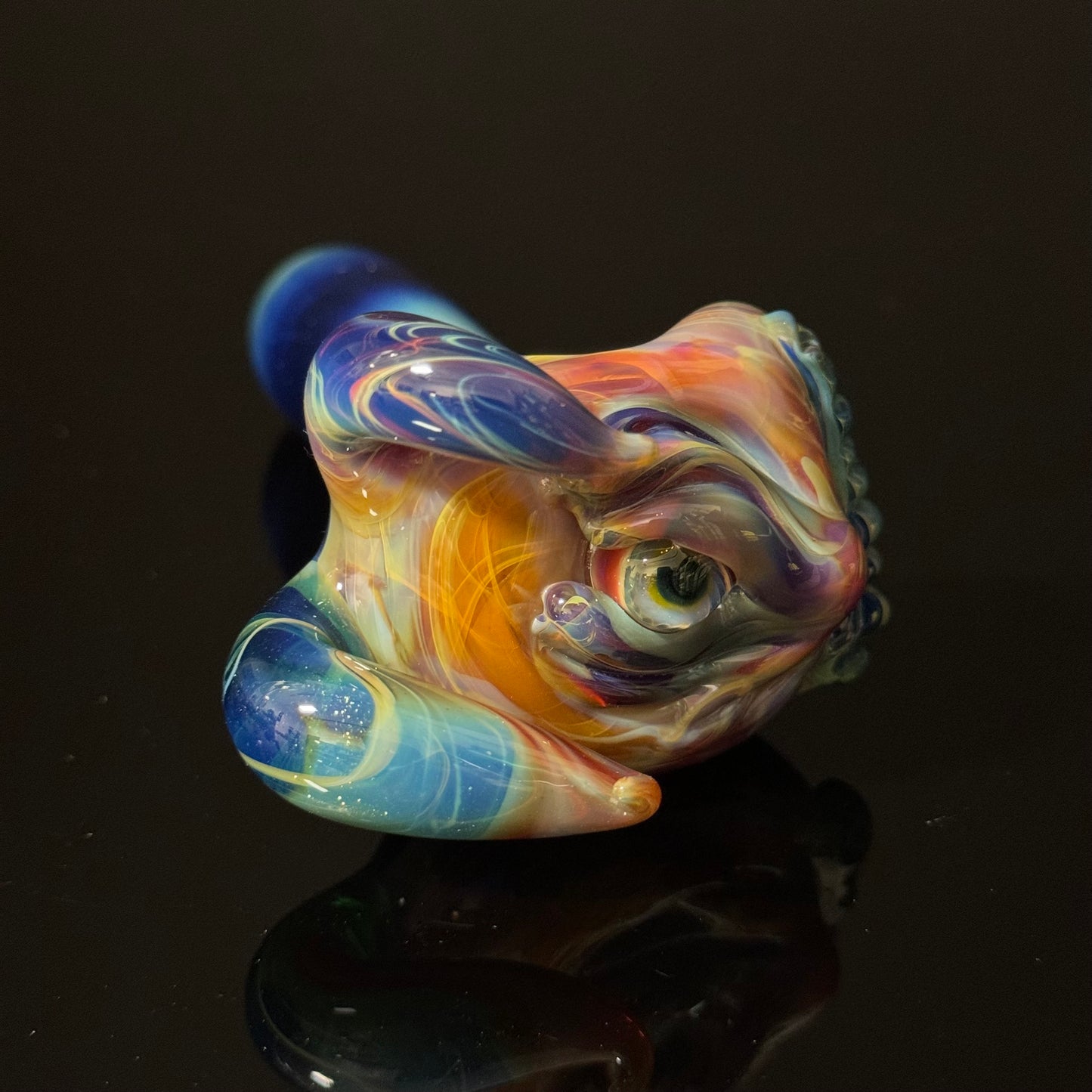 Eyeball Monster Glass Heady Pipe Hand Blown