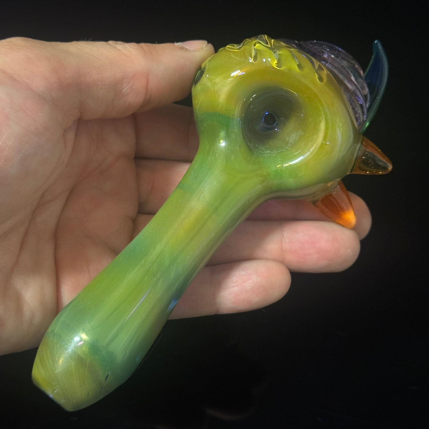 Eyeball Monster Glass Heady Pipe Hand Blown