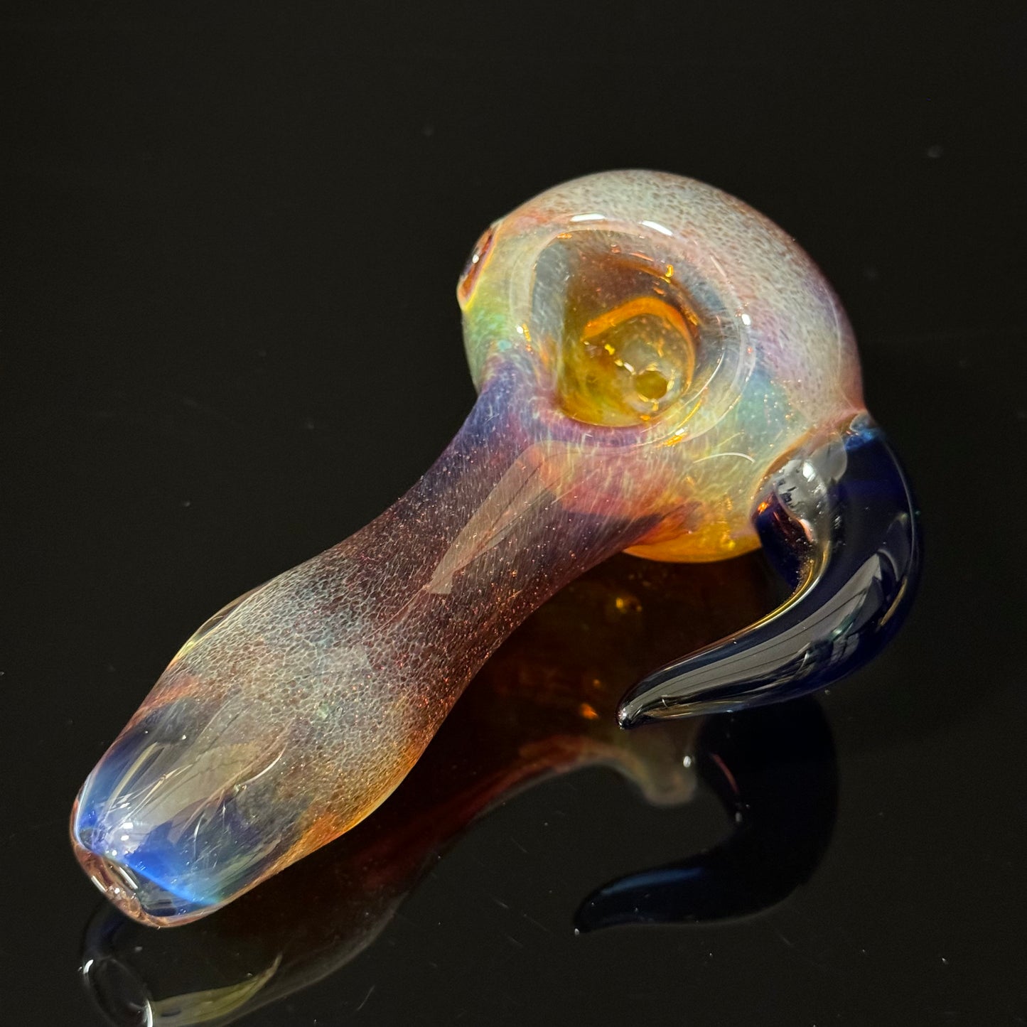 Color Changing Multicolor Inside Out Glass Pipe Heady Pipe Hand Blown Extra Thick