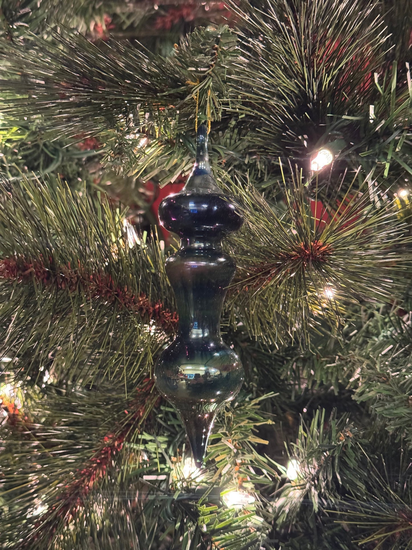 Glass Ornament Cobalt Blue