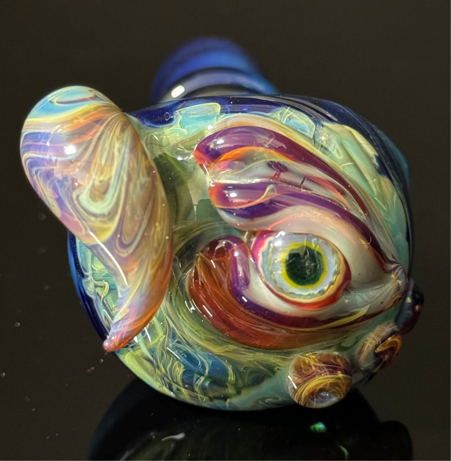 Eyeball Monster Glass Heady Pipe Hand Blown