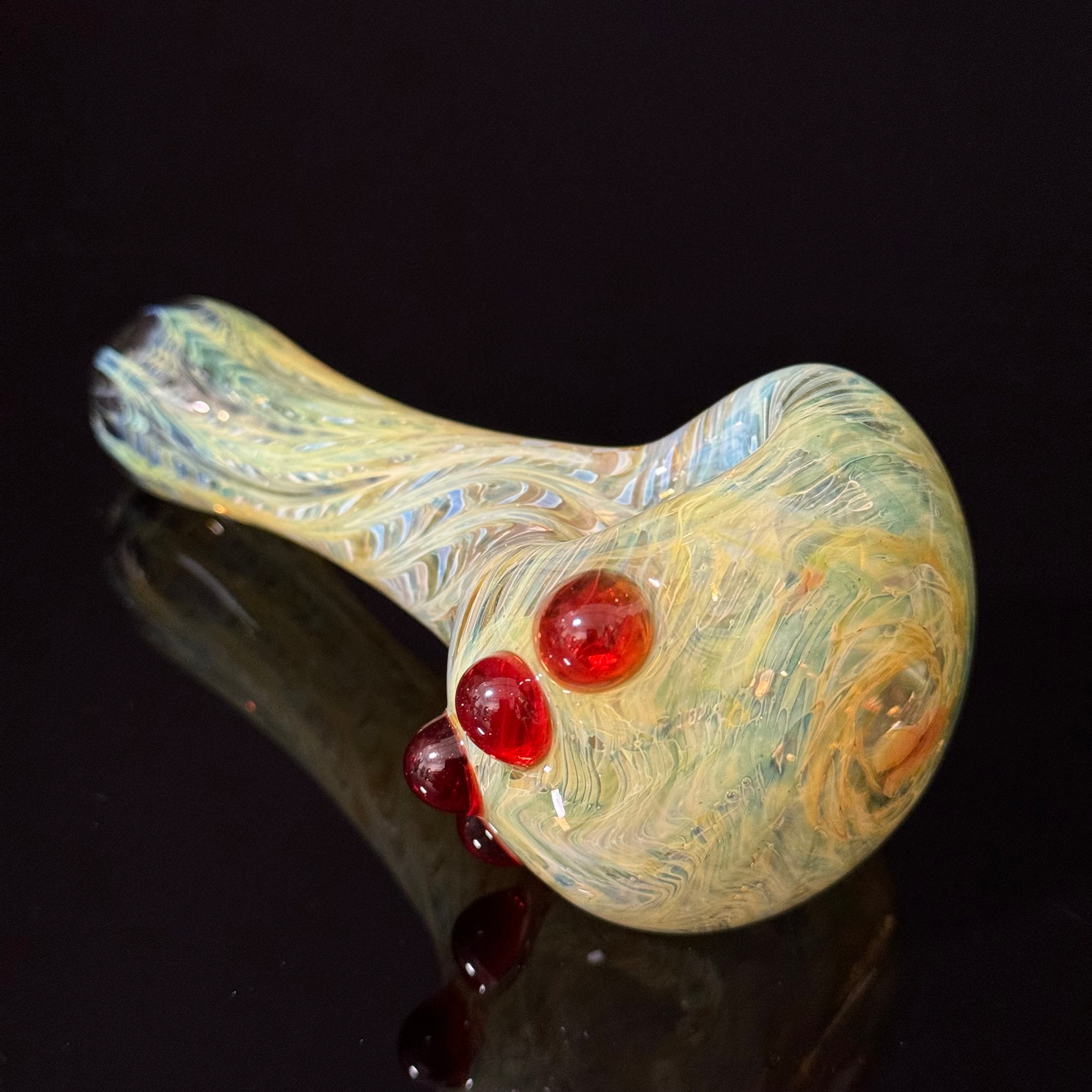 Wrap & Rake Color Changing Glass Heady Pipe Hand Blown – Vrosh