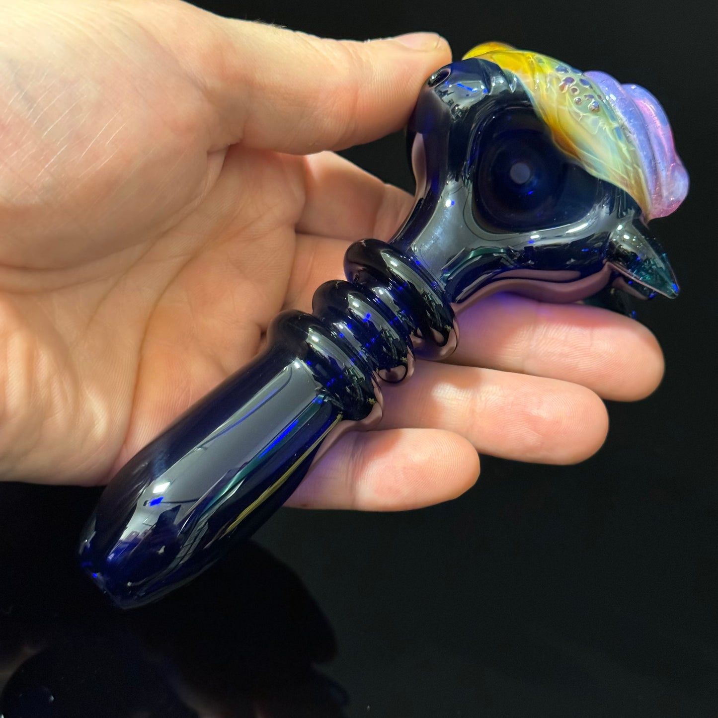 Eyeball Monster Glass Heady Pipe Hand Blown