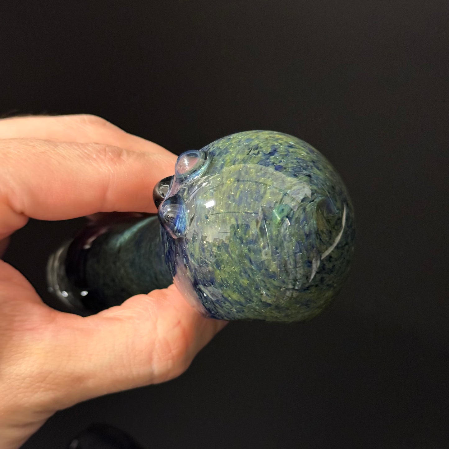 Multicolor Inside Out Glass Pipe Heady Pipe Hand Blown Extra Thick