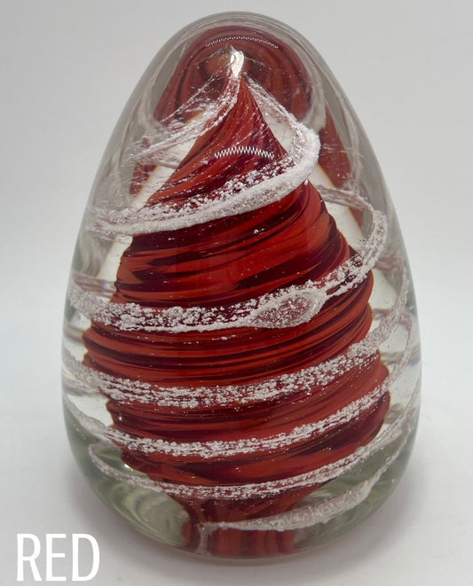 Memorial Cremation Glass Paperweight