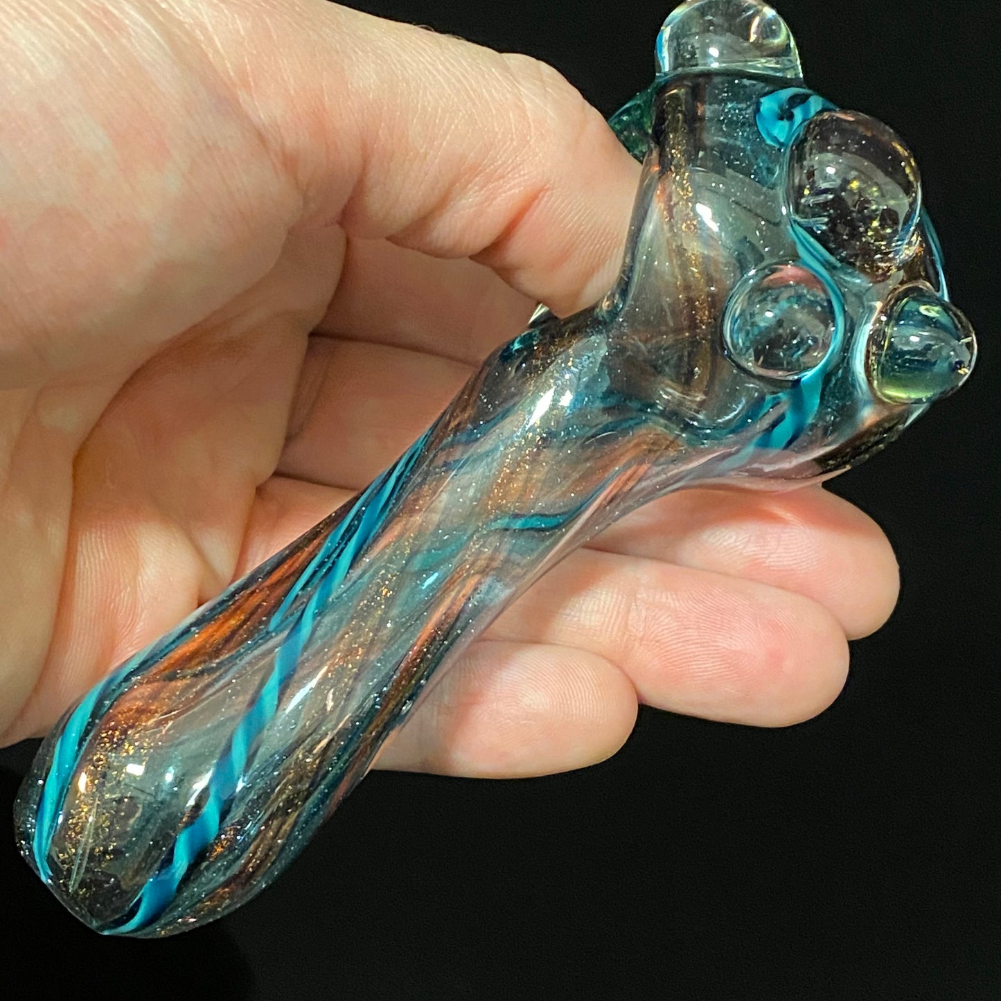 Memorial Cremation Glass Dichro Pipe