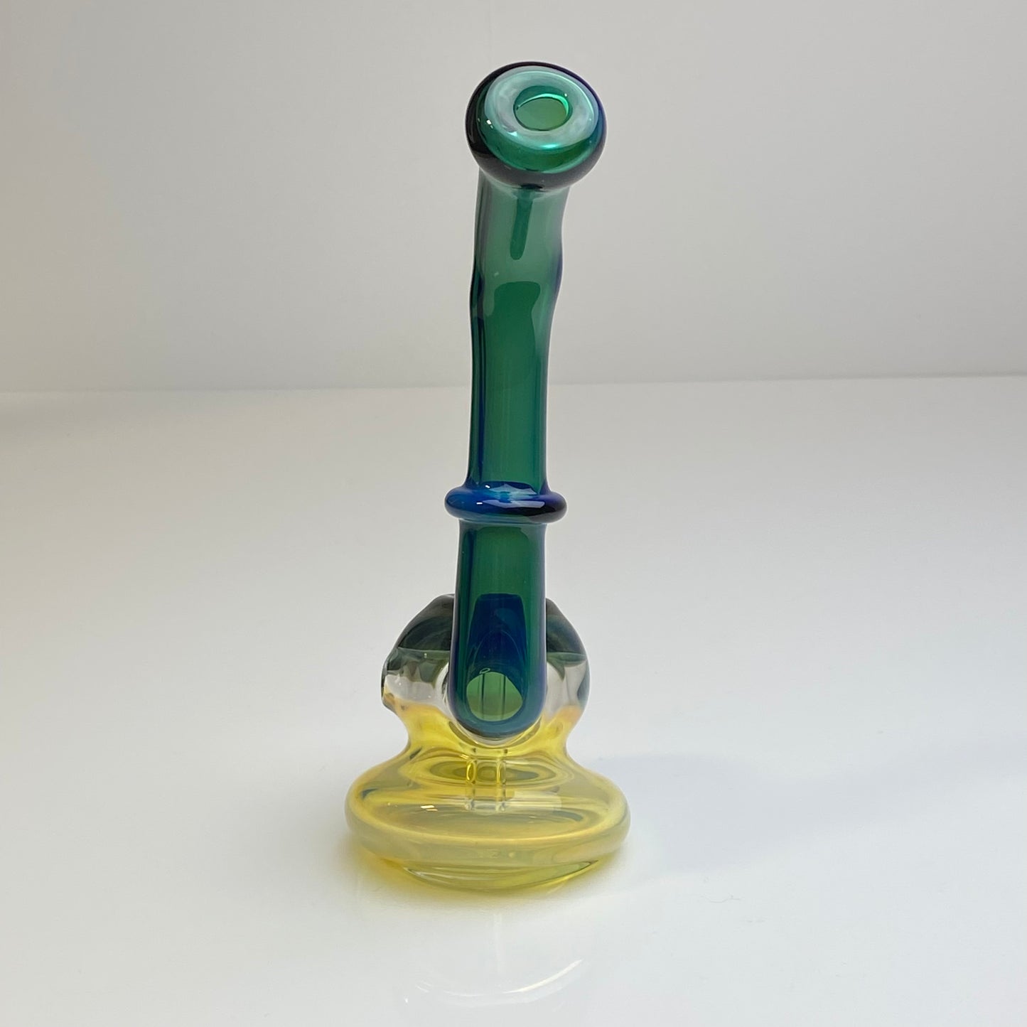 Yellow Fumed Glass Bubbler