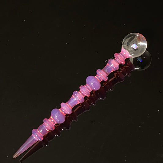 Karmaline Dabber with an Opal Art Glass Perfume Dauber