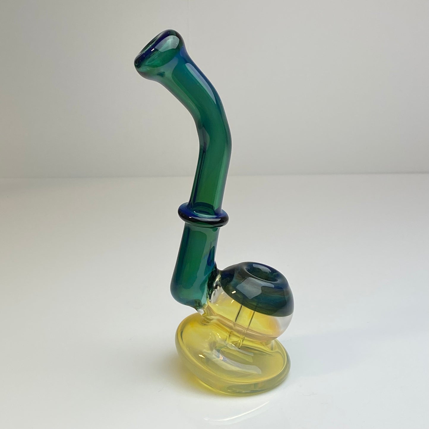 Yellow Fumed Glass Bubbler