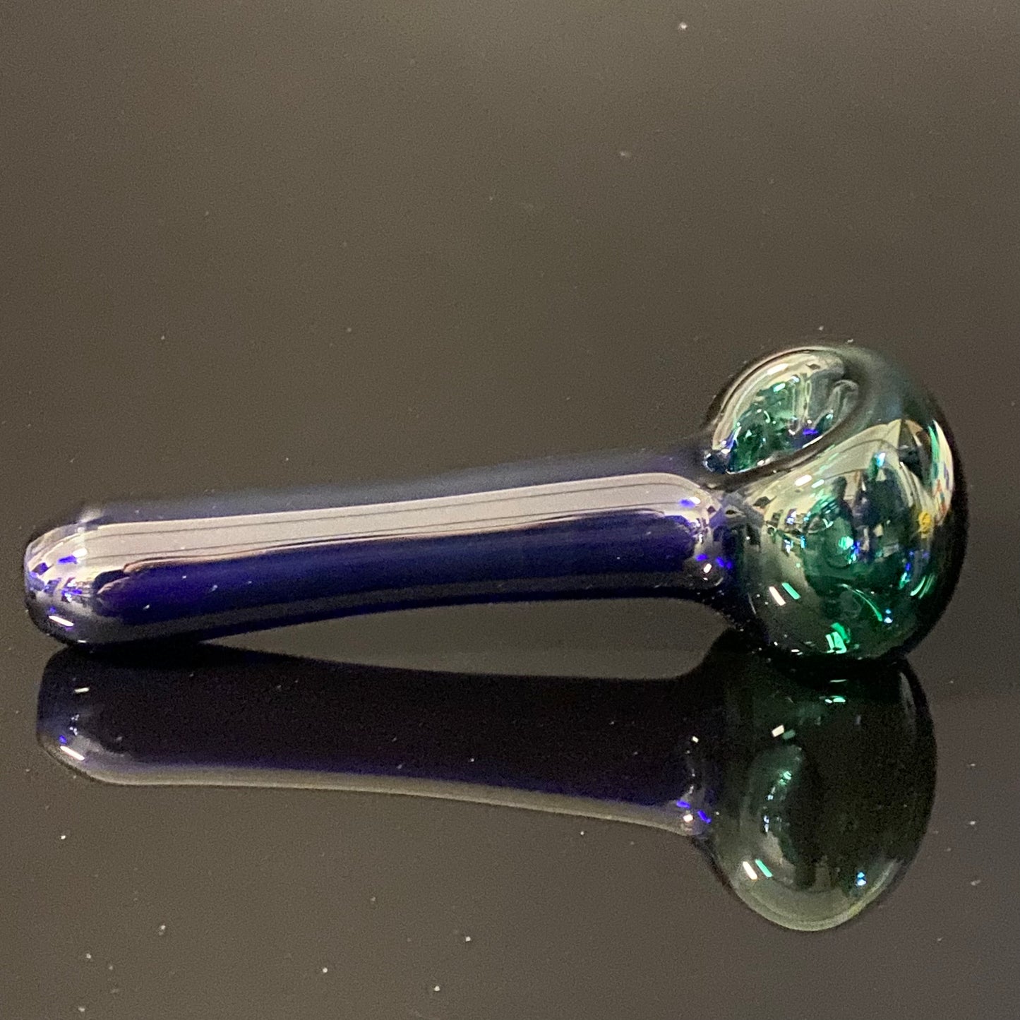 Blue & Green Glass Pipe, Heady Hand Blown