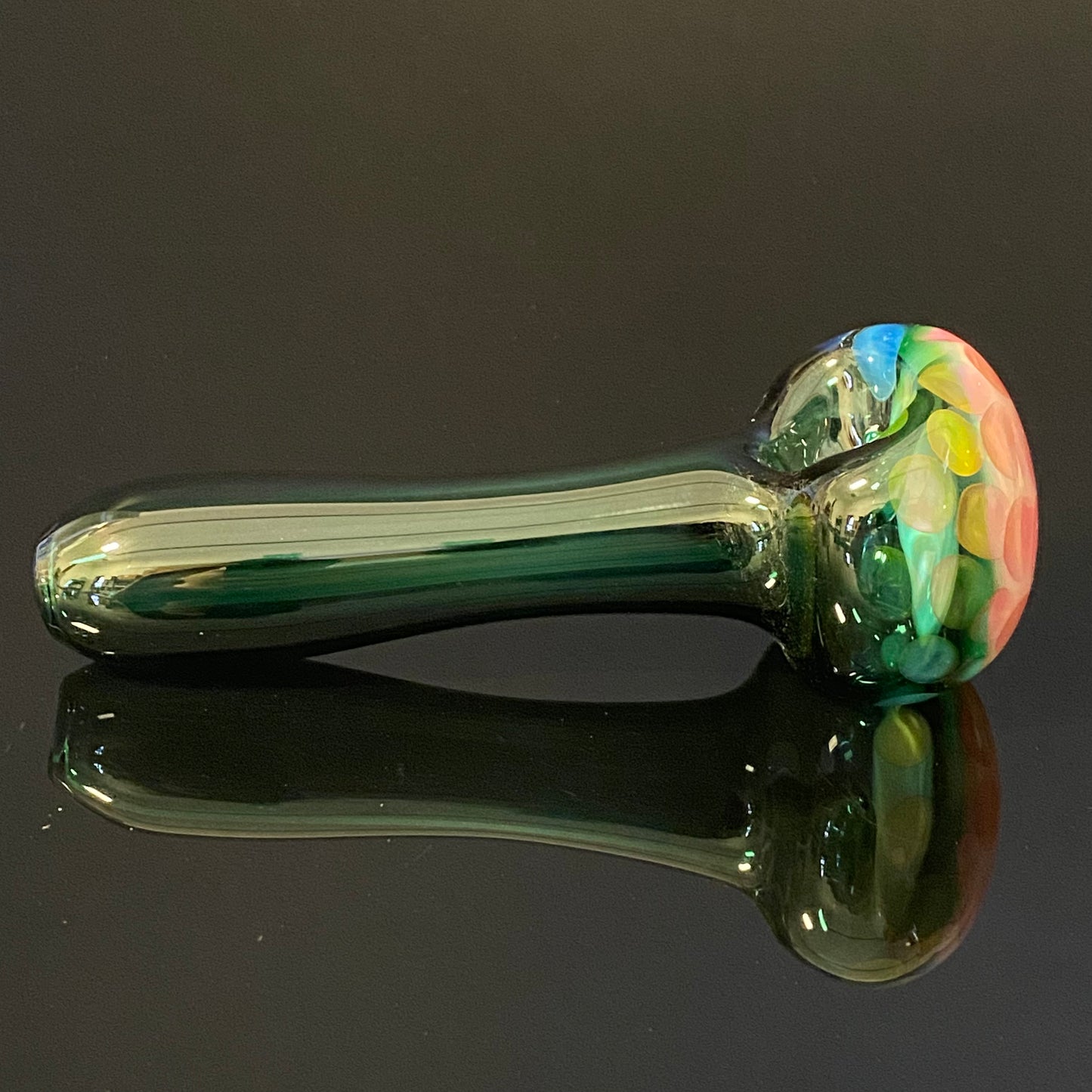 Pink Honeycomb Glass Heady Pipe Hand Blown