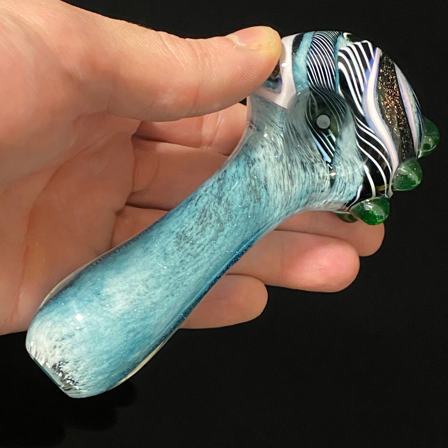 Memorial Cremation Glass Dichro Pipe