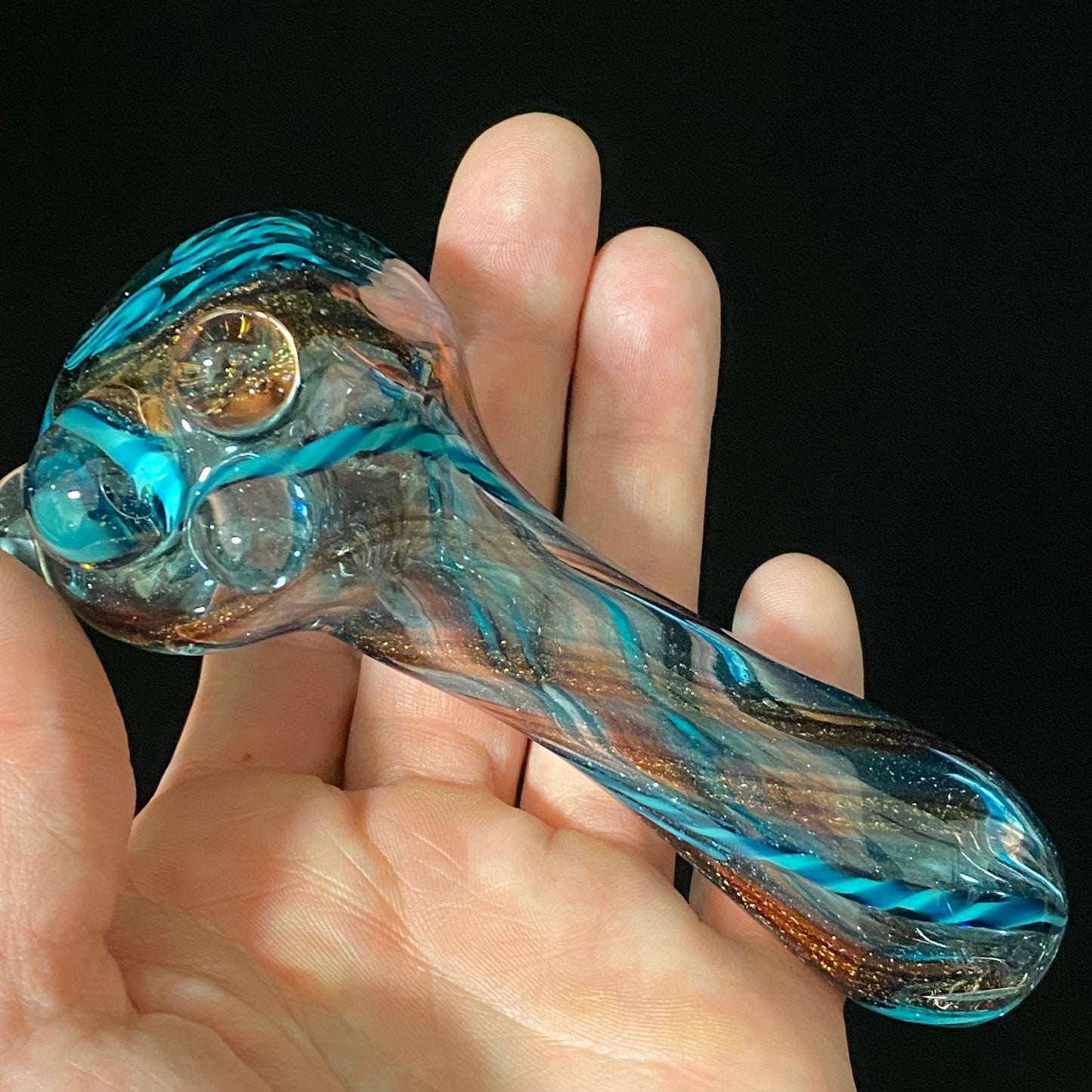 Memorial Cremation Glass Dichro Pipe