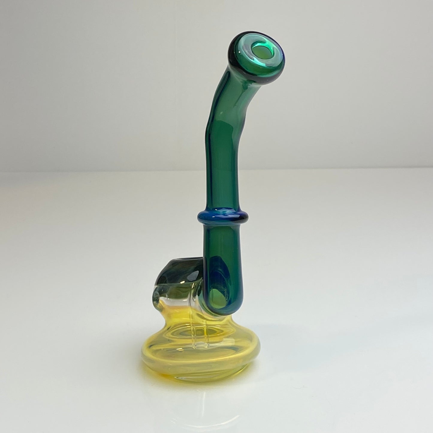 Yellow Fumed Glass Bubbler