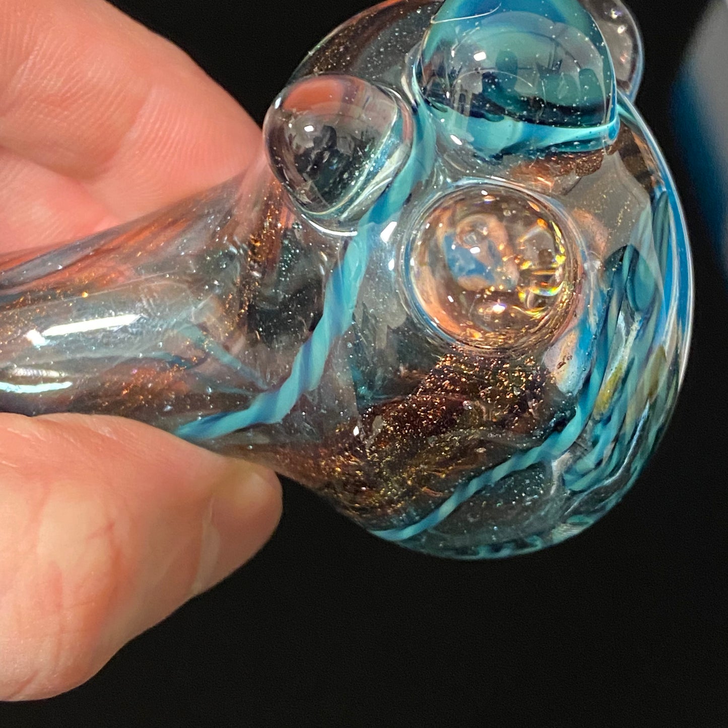 Memorial Cremation Glass Dichro Pipe