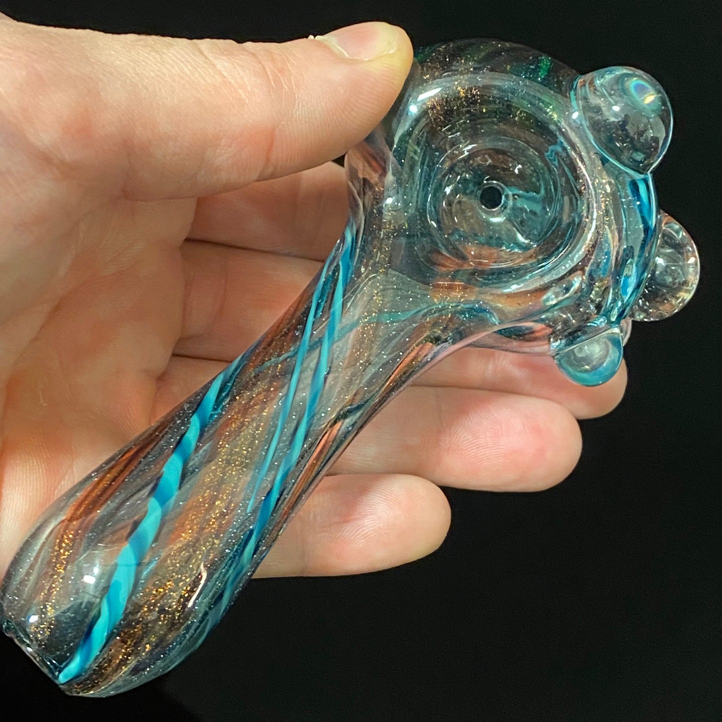 Memorial Cremation Glass Dichro Pipe