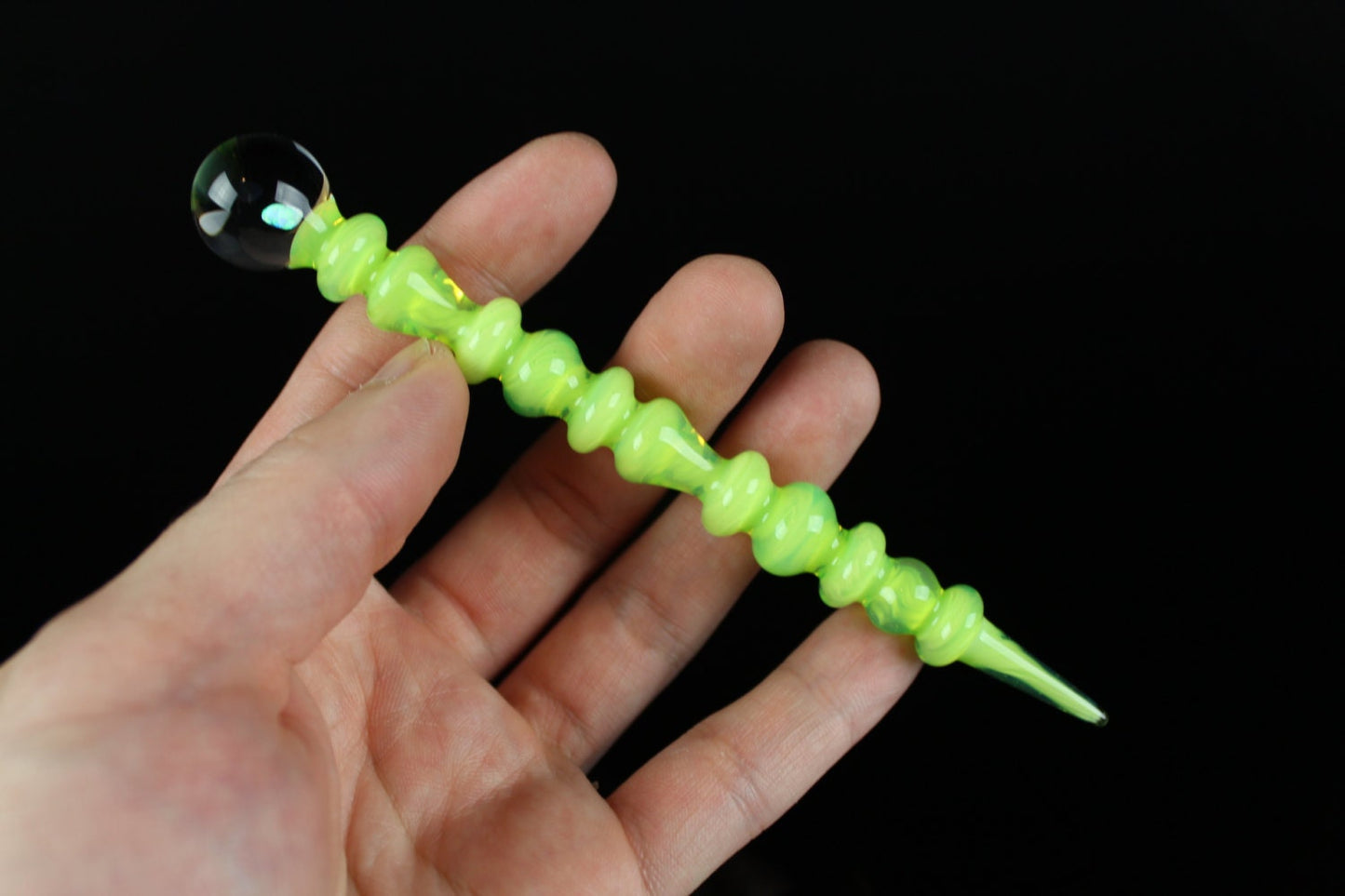 Full Slyme Opal Art Glass Perfume Dauber