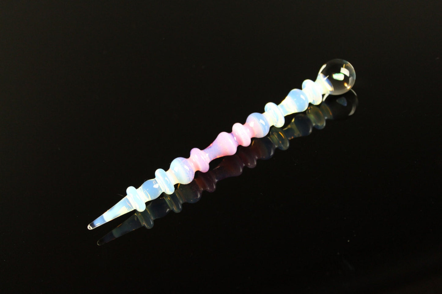 Opaline & Pink Slyme with an Opal Art Glass Perfume Dauber