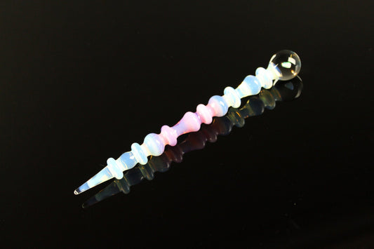 Opaline & Pink Slyme with an Opal Art Glass Perfume Dauber