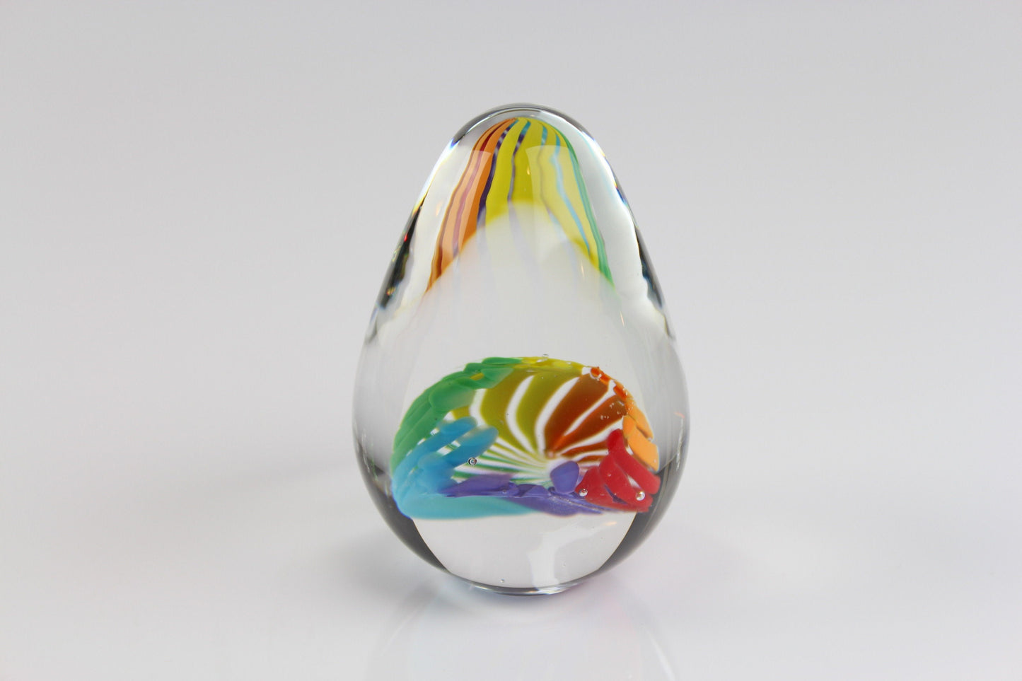 Dichro Glass Paperweight Hand Made