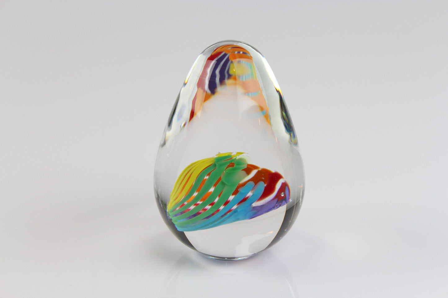 Dichro Glass Paperweight Hand Made