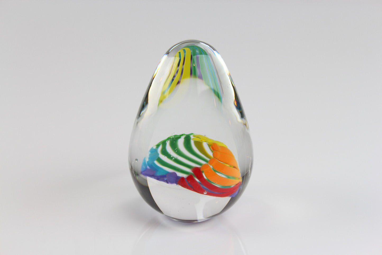 Dichro Glass Paperweight Hand Made