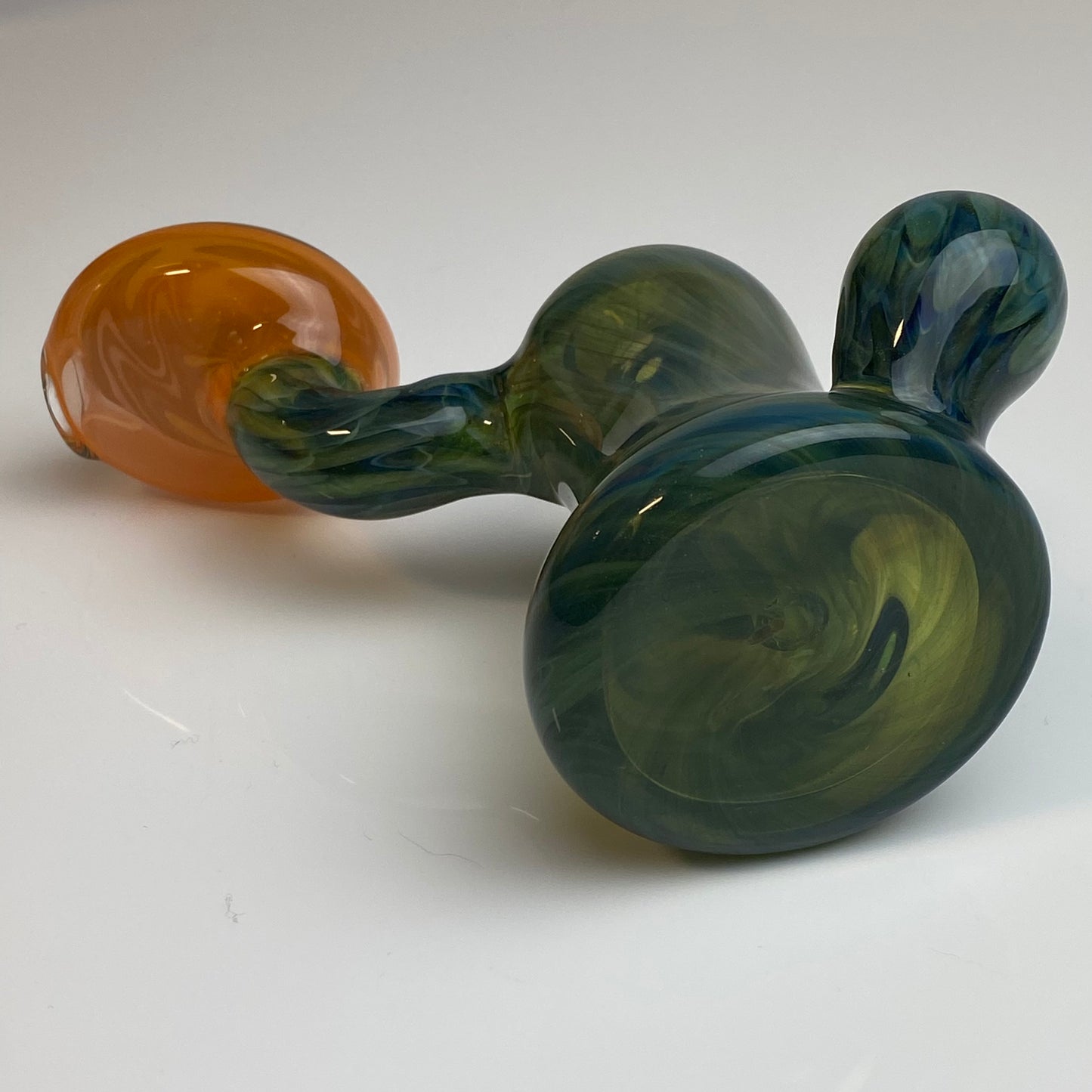 Yellow Fumed Switchback Bubbler