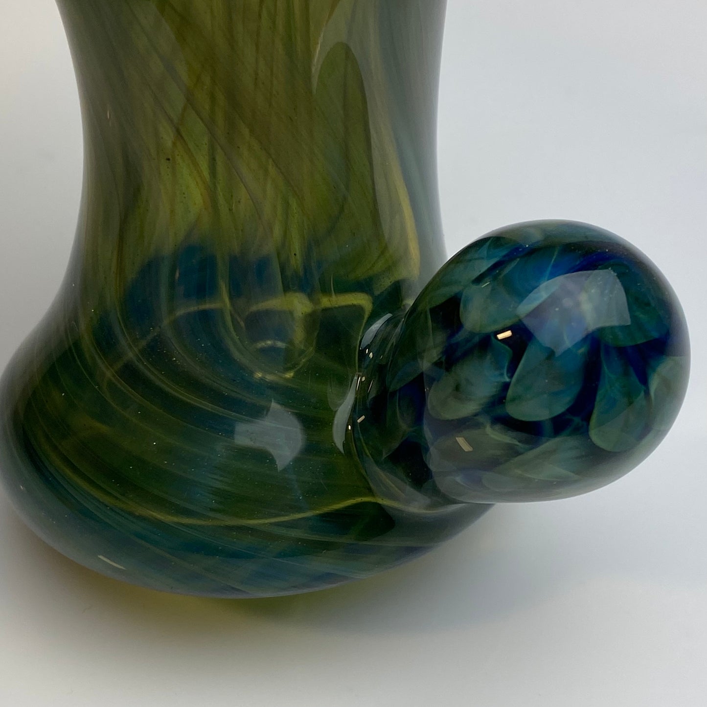 Yellow Fumed Switchback Bubbler