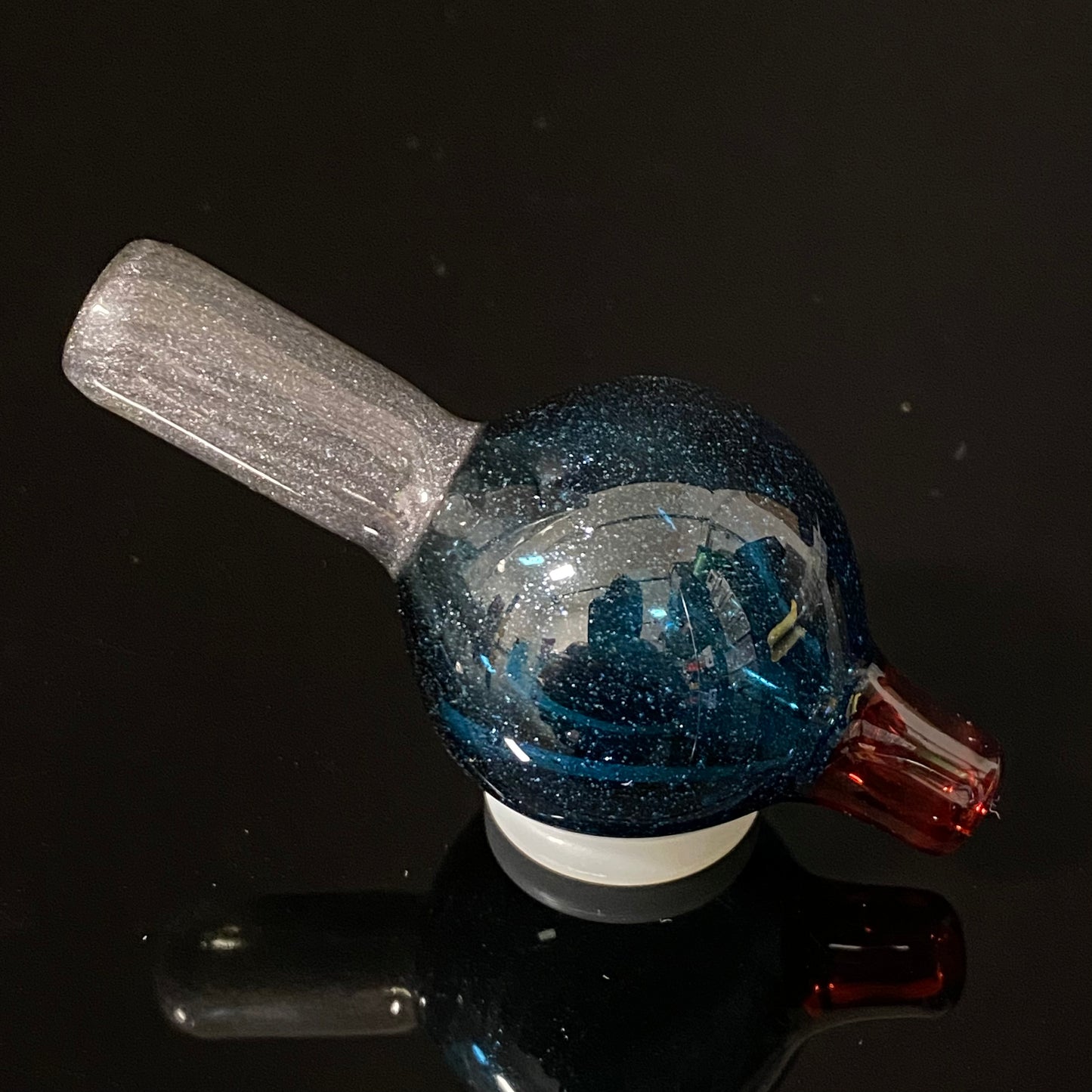 Sparkle Blue Opal Bubble Cap